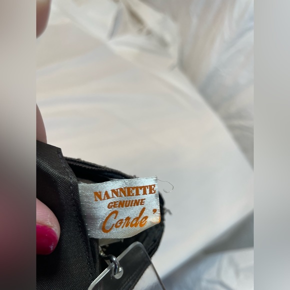 Vintage 40s Chocolate Brown Genuine Corde' Purse/Small Clutch Bag - Picture 6 of 7